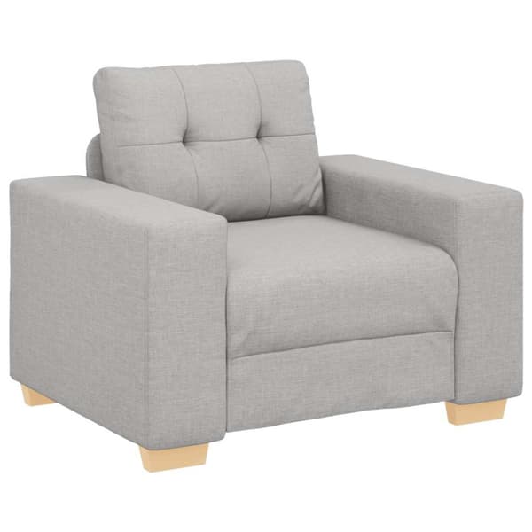 Soffa molngrå 100x78x80 cm tyg