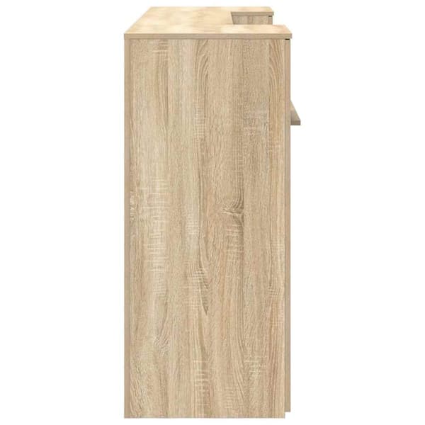 Receptionsdisk sonoma-ek 200x50x103,5 cm konstruerat trä