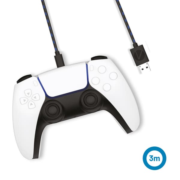 Stealth SP-C10 V 3m Twin Play & Charge Cables for PS5