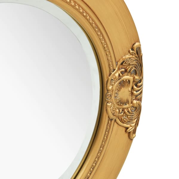 Väggspegel barockstil 50 cm guld