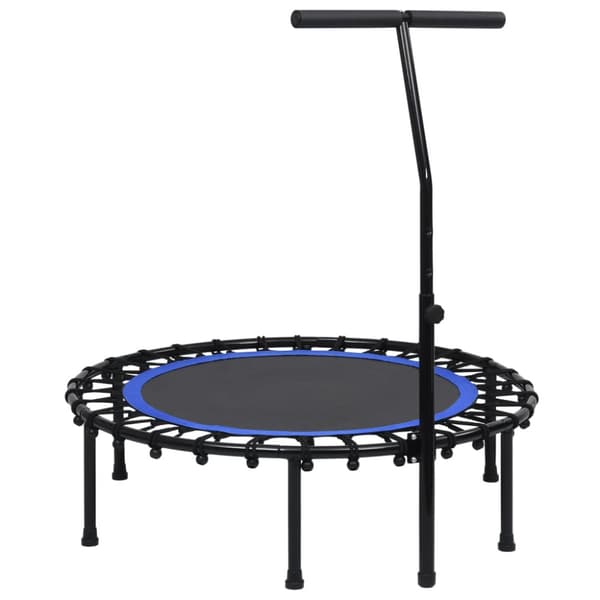 Studsmatta med handtag och säkerhetsskydd 102 cm