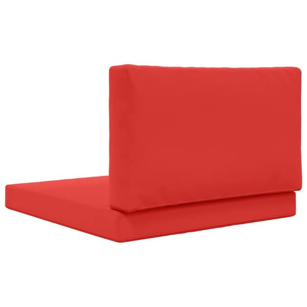Utomhus Soffa Kudde 2 pcs Röd Polyester