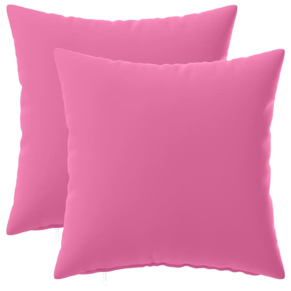 Kuddöverdrag 2 st HEERLEN Rosa 30 x 30 cm Polyester