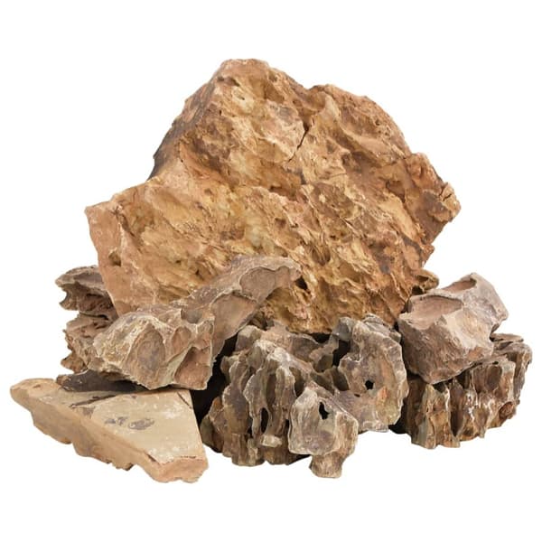 Drakstenar 10 kg brun 5-30 cm