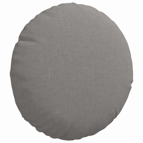Sittkuddar 2 pcs Taupe Ø30 x 13 cm tyg