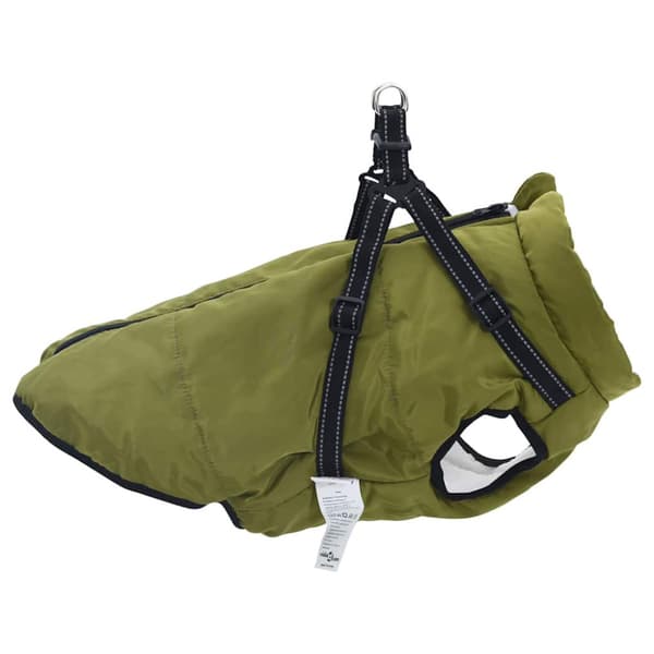 Hund Kappa Armégrön L68 Fleece och Polyester