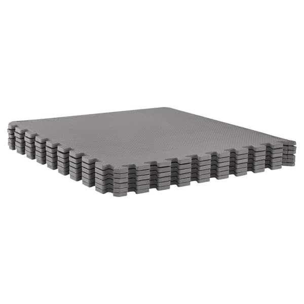 Golvmatta 6 pcs Grå 2,16 m² EVA-skum