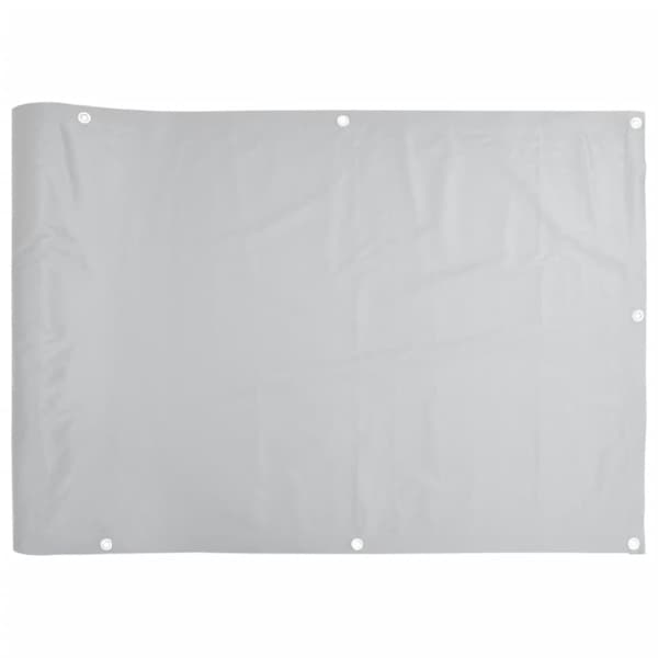 Insynsskydd för balkong grå 300x75 cm PVC
