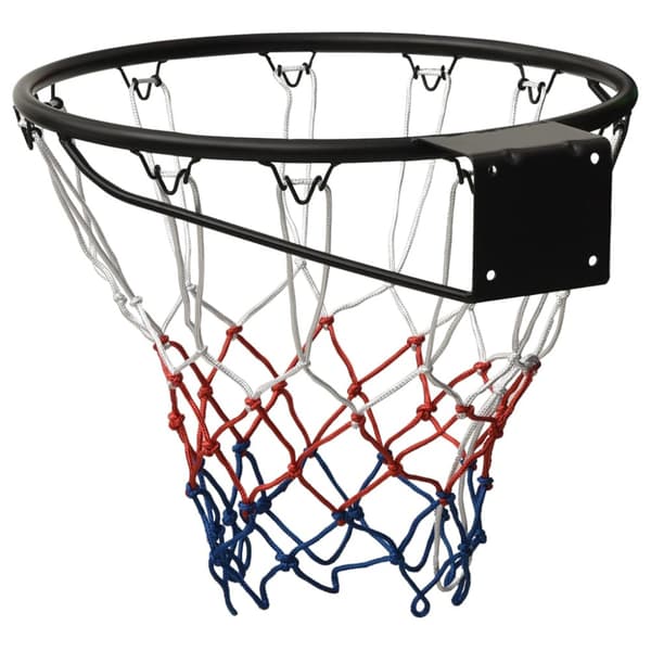 Basketring svart 45 cm stål