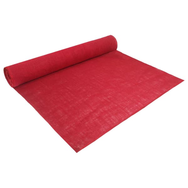 Juterrulle 100 x 5000 cm Röd