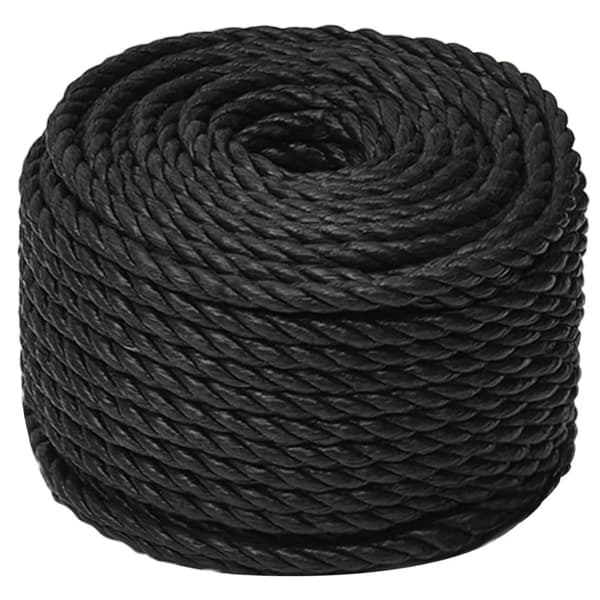 Rep svart 10 mm 100 m polypropen
