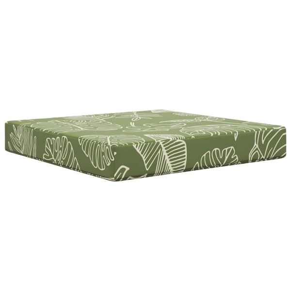 Utomhus Soffa Kudde Bladdesign 60 x 60 x 8 cm Polyester