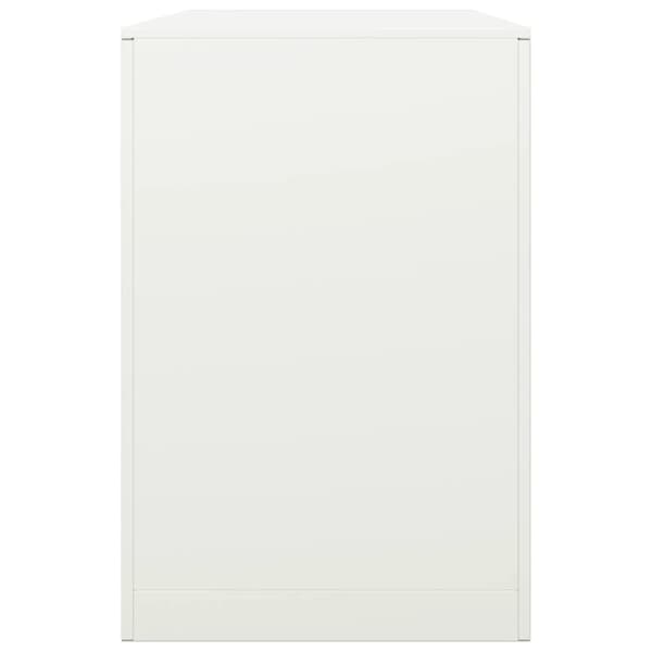 Vedställ vit 100x40x60 cm stål
