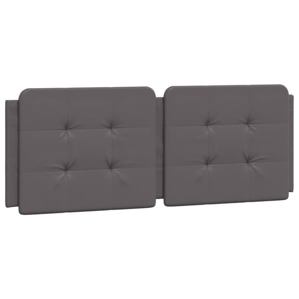 Bed Frame with LED without Mattress "Zadar" Grey 140x200 cm