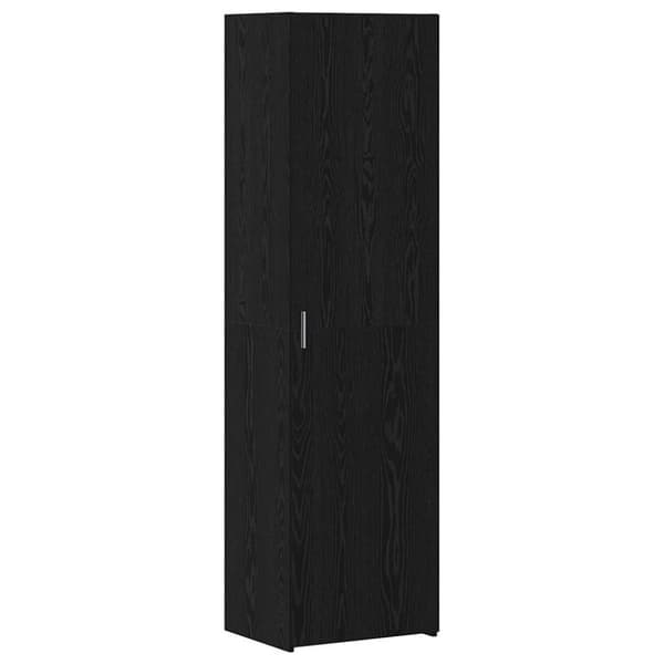 Sideboard 3 pcs Svart Ek