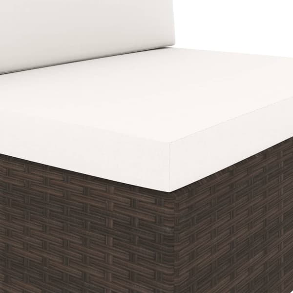Modulsoffa 2-sits konstrotting brun