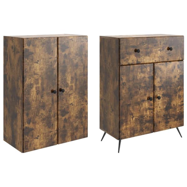 2 pcs Rökt ek