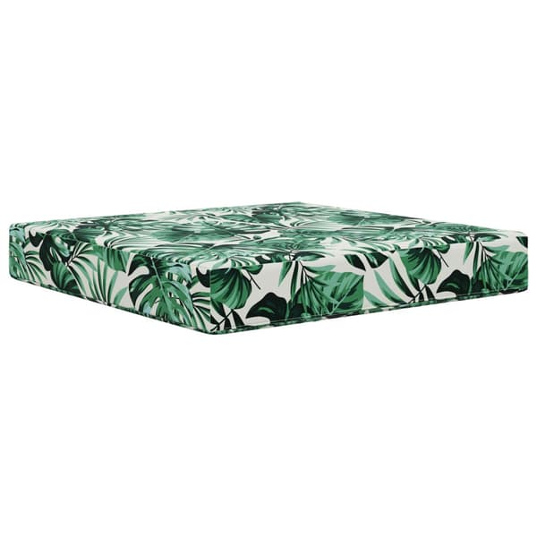 Utomhus Soffa Kudde Bladmönster 60 x 60 x 8 cm Polyester