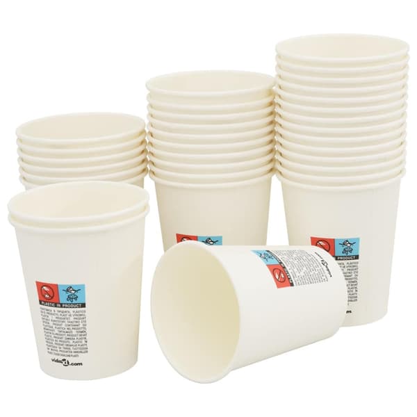 Kaffekoppar i papper med lock 1000 st 8oz 200ml
