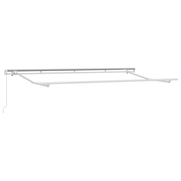 Utfällbar markis Kräm 350 x 200 cm tyg