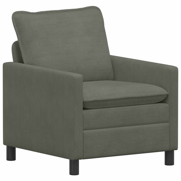 Soffa Ljusgrå 76 x 81 x 87,5 cm Tyg