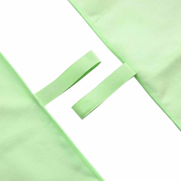 Sporthanddukar 2 pcs Grön 200 x 100 cm Polyester och polyamid