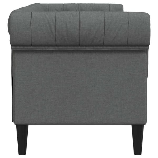Soffa Mörkgrå 182,5 x 74,5 x 74,5 cm Polyester