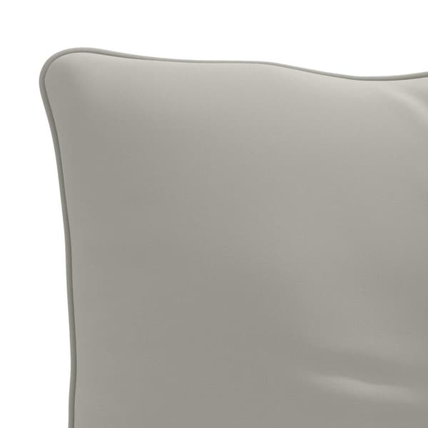 Ryggkudde PUTTEN 100% Polyester Grå 60 x 40 x 10 cm