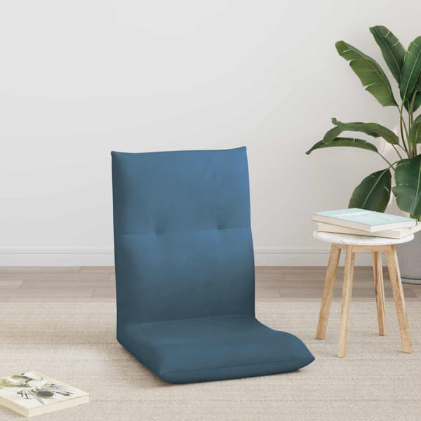 Golvstol Blå 46 x 50 x 61 cm Sammet