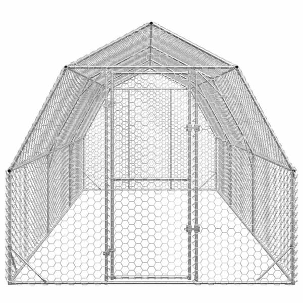 Hönsgård 2,5x6x2,25 m galvaniserat stål
