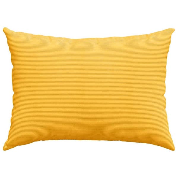 Sofakuddar 2 pcs Ljusgul 70 x 50 cm Kordread tyg