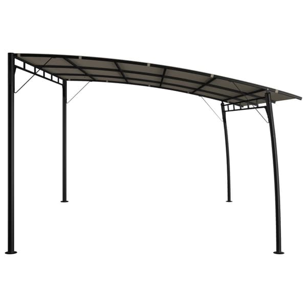 Paviljong 4x3x2,55 m taupe