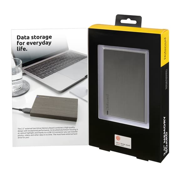 Intenso 6028680 externa hårddiskar 2 TB Antracit