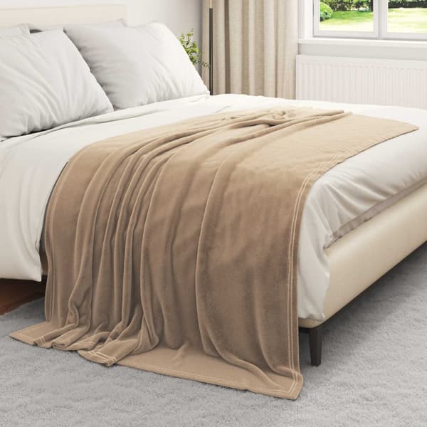 Filtar 6 pcs Kamel 150 x 200 cm Fleece