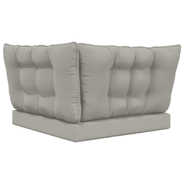 Utomhus Soffa Kudde 3 pcs Grå Polyester