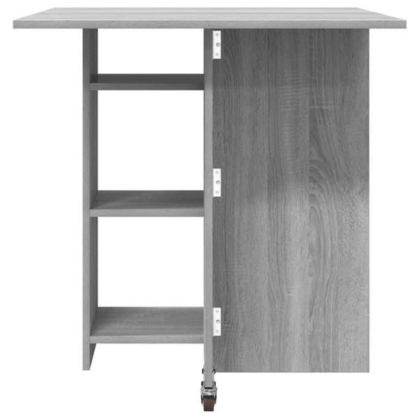 Matbord 115 x 70 x 75 cm Konstruerat trä Grå Sonoma Rektangulär