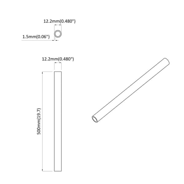 PVC Rör 29 pcs Vit PP och PE