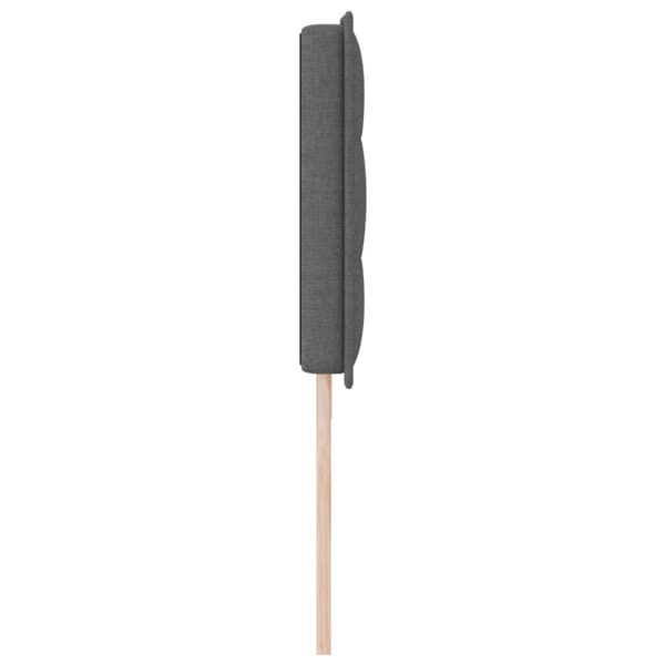 Huvudgavel Mörkgrå 200 cm tyg