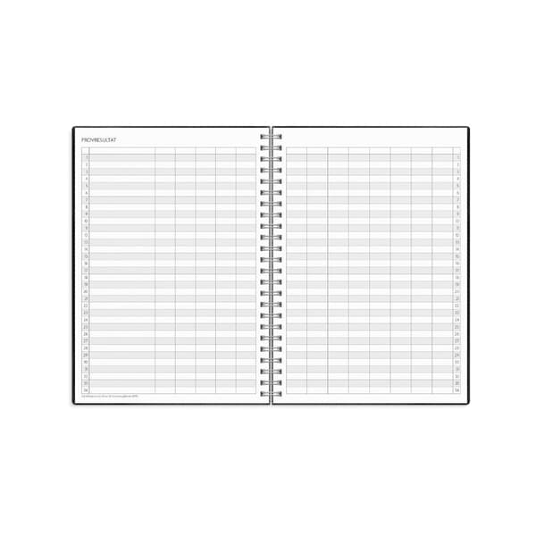 Kalender Study Twist A5 svart 26/27