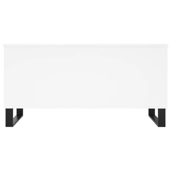 Soffbord vit 90x44,5x45 cm konstruerat trä