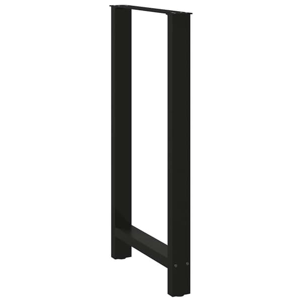 Barbordsben svarta 2 st 60x(110-111) cm stål