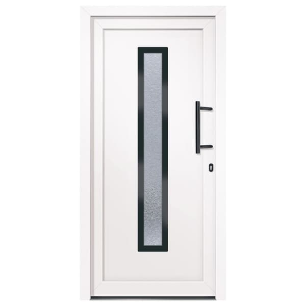 Ytterdörr vit 98x200 cm PVC