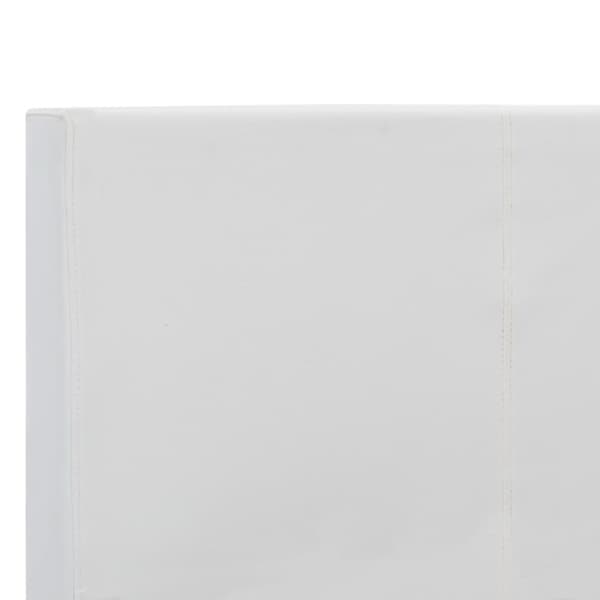 Sängram vit konstläder 180x200 cm