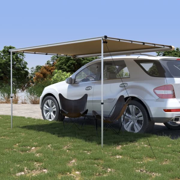 Husvagnsmarkis 3x2x2,15 m beige
