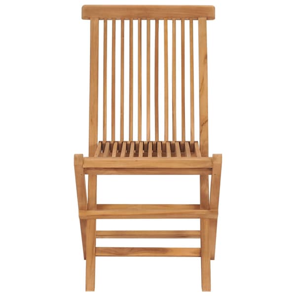 Hopfällbara trädgårdsstolar 8 st massiv teak