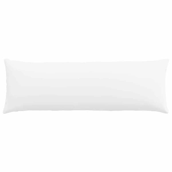 Sofakuddar 2 pcs Vit 120 x 40 cm tyg