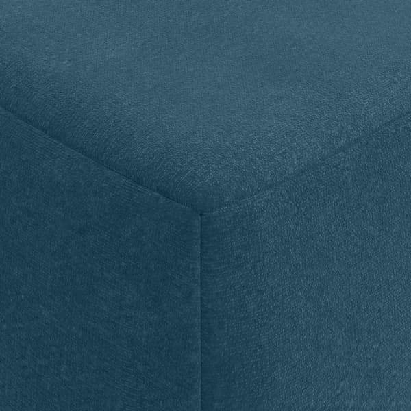 Fällbar Soffbed Blå 60 x 70 x 41 cm Tyg