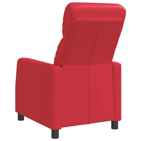 Recliner Röd Konstläder