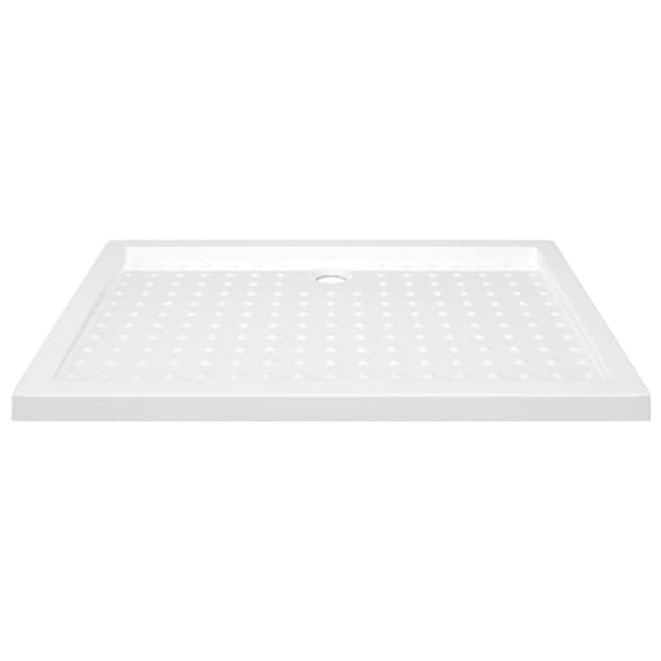 Duschkar med prickar vit 70x100x4 cm ABS