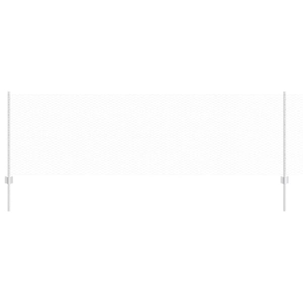 Stängsel med stolpe Silver 0,8 x 50 m Stål